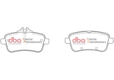 Disc Brakes Australia - Disc Brakes Australia DB8880XP DBA Xtreme Performance Rear Brake Pads