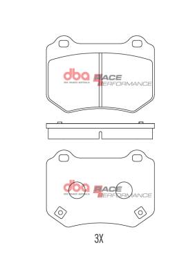 Disc Brakes Australia - Disc Brakes Australia DB15007RP DBA Race Performance Rear Brake Pads