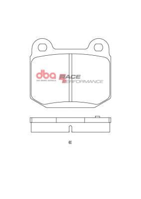 Disc Brakes Australia - Disc Brakes Australia DB1521RP DBA Race Performance Rear Brake Pads