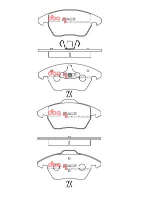 Disc Brakes Australia - Disc Brakes Australia DB1849RP DBA Race Performance Front Brake Pads