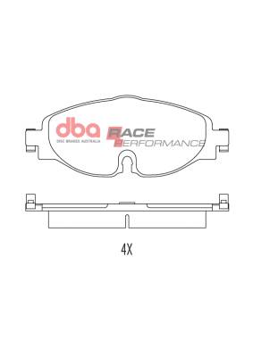 Disc Brakes Australia - Disc Brakes Australia DB2383RP DBA Race Performance Front Brake Pads