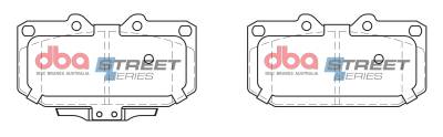 Disc Brakes Australia - Disc Brakes Australia DB1170SS DBA Street Series Front Brake Pads
