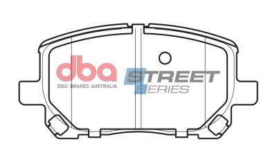 Disc Brakes Australia - Disc Brakes Australia DB1487SS DBA Street Series Front Brake Pads