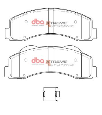 Disc Brakes Australia - Disc Brakes Australia DB15121XP DBA Xtreme Performance Front Brake Pads