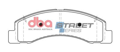 Disc Brakes Australia - Disc Brakes Australia DB1731SS DBA Street Series Front Brake Pads