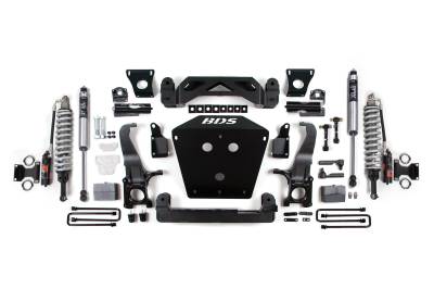 BDS Suspension - BDS Suspension BDS818FPS 7" Suspension System 4" Rear Block for Tundra