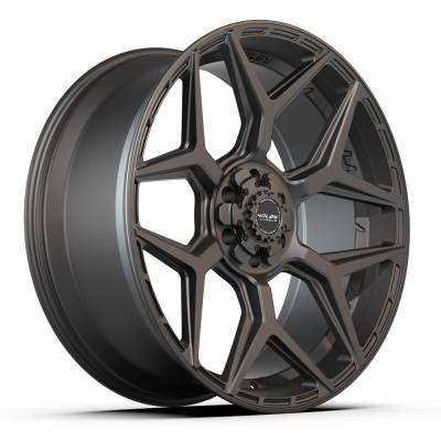 4PLAY - 4PLAY Wheels 4P06 24x10 6x5.5/135 18mm Satin Black 4P06-24100-6D55-18B1