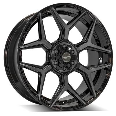4PLAY - 4PLAY Wheels 4P06 24x10 6x5.5/135 18mm Black/Machine 4P06-24100-6D55-18BBT