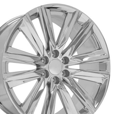 OE Wheels LLC - OE Wheels CA91 24x10 6x5.5 28mm Chrome CA91-24100-6550-28C