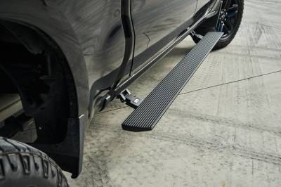Body Armor 4x4 - Body Armor E-Power Running Board Steps Black F150/Super Duty Crew FD-4500