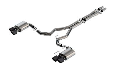 Borla - Borla Exhaust 140965CFBA ATAK Cat-Back System 2024 Ford Mustang Dark Horse 5.0L