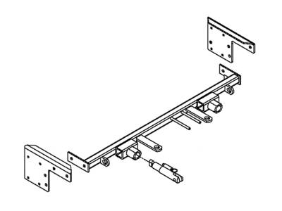 Blue Ox - Blue Ox BX3770 Tow Bar Base Plate for 06-12 Toyota RAV4