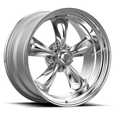 American Racing Vintage - American Racing VN515 TORQ THRUST II 1 PC 15x8 5x4.75 0mm Polished VN5155863