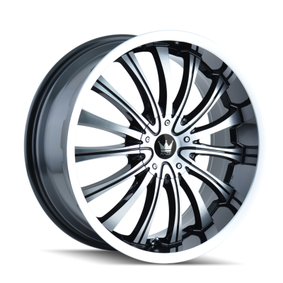 Mazzi Wheels - Mazzi Wheels 351 Hype 18x7.5 5x4.5/100 40mm Gloss Black/Machined 351-8703B