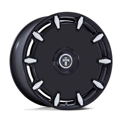 DUB 1PC - DUB Wheels DC271 CHEEF 24x9 5x115 5x120 15mm Gloss Black/Milled DC271BE24902015