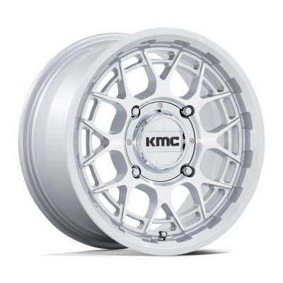 KMC Powersports - KMC Wheels KS139 TECHNIC UTV 15x7 5x4.5 38mm Silver/Machined KS139SD15701238