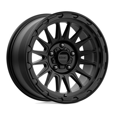KMC - KMC Wheels KM54279050718 KM542 Impact 17x9 5x5.0 18mm Satin Black