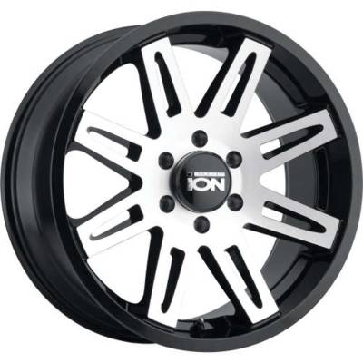 Ion Alloy - Ion Alloy 142 Series 20x9 5x5.5 0mm Matte Black/Machined 142-2985B