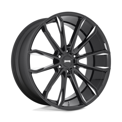 DUB 1PC - DUB Wheels S252 CLOUT 24x10 6x5.5 30mm Gloss Black/Milled S252240084+30