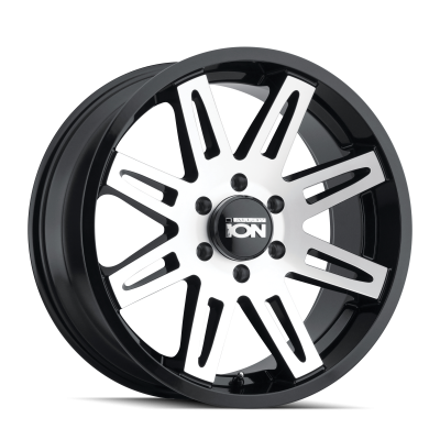 Ion Alloy - Ion Alloy 142 Series 17x9 5x5.0 -12mm Matte Black/Machined 142-7973B