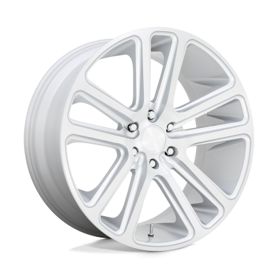DUB 1PC - DUB Wheels S257 FLEX 24x10 5x115 20mm Gloss Silver/Brushed S257240090+20