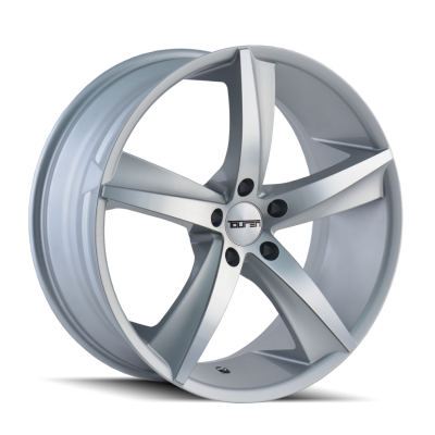 Touren - Touren Wheels 3272-TR72 20x10 5x4.5 40mm Gloss Silver/Machined 3272-2165S40