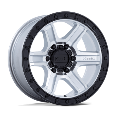 KMC - KMC Wheels KM551 OUTRUN 17x8.5 5x5.0 -10mm Machined/Black KM551DB17855010N
