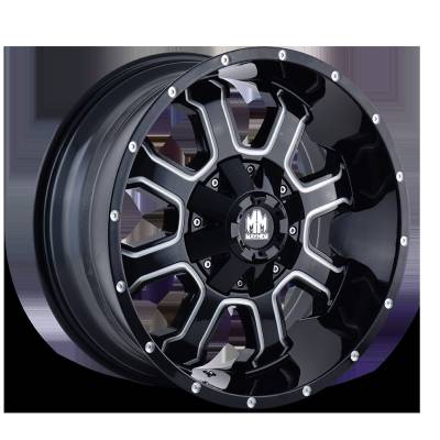 Mayhem - Mayhem Wheels 8103 FIERCE 17x9 8x170 18mm Gloss Black & Machined 8103-7970M18