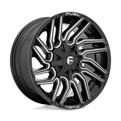 Fuel 1PC - Fuel Off Road D773 TYPHOON 20x10 5x4.5 5x5.0 -18mm Black/Milled D77320002647