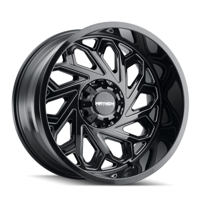 Mayhem - Mayhem Wheels 8112 Essex 20x9 8x170 0mm Gloss Black/Milled 8112-2970BM
