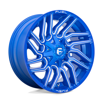 Fuel 1PC - Fuel Off Road D774 TYPHOON 20x10 8x6.5 -18mm Anodized Blue/Milled D77420008247