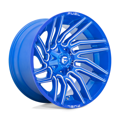 Fuel 1PC - Fuel Off Road D774 TYPHOON 22x12 5x4.5 5x5.0 -44mm Anodized Blue D77422202647