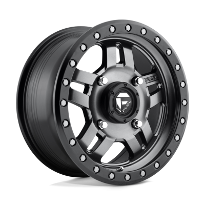 Fuel UTV - Fuel Off Road D558 ANZA 14x7 4x156 13mm Matte Gunmetal/Black D5581470A544