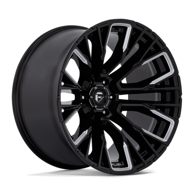 Fuel 1PC - Fuel Off Road D849 REBAR 22x12 6x5.5 -44mm Gloss Black/Milled D84922208447