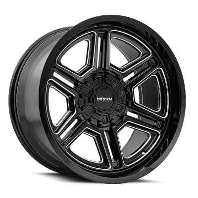 Mayhem - Mayhem Wheels 8117 Hermosa 20x9 8x170 18mm Black/Milled 8117-2970BM
