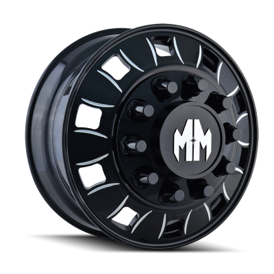Mayhem - Mayhem Wheels 8180 Big Rig 24.5x8.25 10x285 168mm Black 8180-245810BI