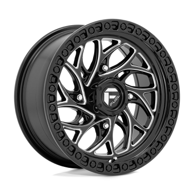 Fuel UTV - Fuel Off Road D741 RUNNER 15x10 4x137 0mm Gloss Black/Milled D7411500A655