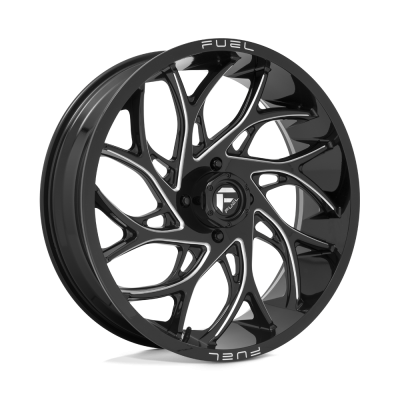 Fuel UTV - Fuel Off Road D741 RUNNER 22x7 4x156 13mm Gloss Black/Milled D7412270A544