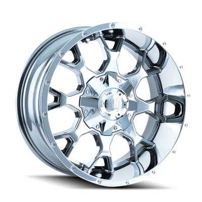 Mayhem - Mayhem 8015-2178C 8015 Warrior 20x10 8x180 -25mm Chrome