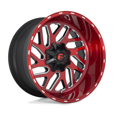 Fuel 1PC - Fuel Off Road D691 TRITON 22x10 5x4.5 5x5.0 -18mm Candy Red/Milled D69122002647