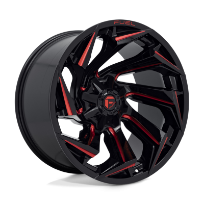Fuel 1PC - Fuel Off Road D755 REACTION 22x12 8x180 -44mm Gloss Black/Red D75522201847