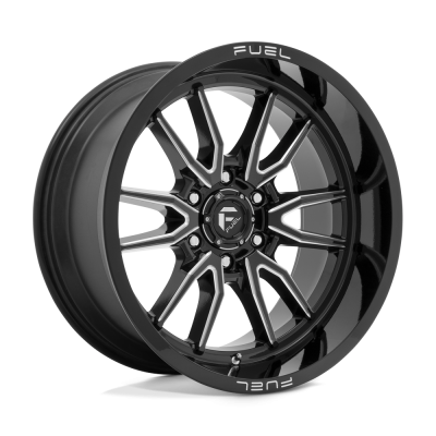 Fuel 1PC - Fuel Off Road D761 CLASH 17x9 6x5.5 -12mm Gloss Black/Milled D76117908445