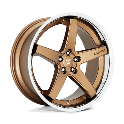 Asanti - Asanti Wheels ABL31 REGAL 22x9 5x115 15mm Satin Bronze/Chrome ABL31-22901515BR