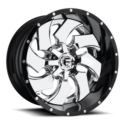 Fuel 2PC - Fuel Off Road D24020201747 D240 CLEAVER 20x12 8x170 -44mm Chrome/Gloss Black