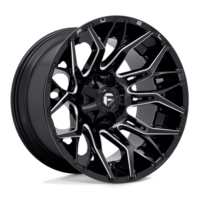 Fuel 1PC - Fuel Off Road D769 TWITCH 22x12 8x180 -44mm Gloss Black/Milled D76922201847
