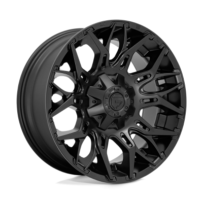 Fuel 1PC - Fuel Off Road D772 TWITCH 20x10 8x180 -18mm Blackout D77220001847