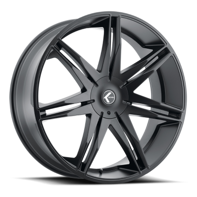 Kraze Wheels - Kraze Wheels KR181 Spinner 18x8 5x4.5 40mm Satin Black/Milled KR181-8865M40