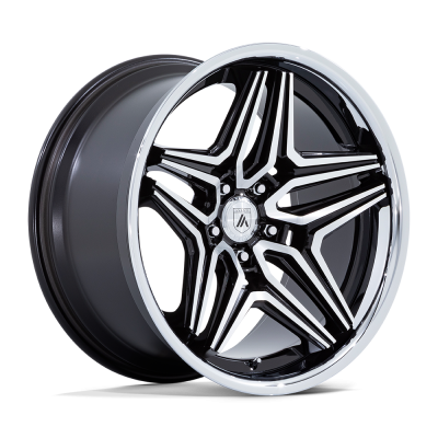 Asanti - Asanti Wheels AB046 DUKE 20x10.5 5x115 18mm Black/Machined AB046BD20051518