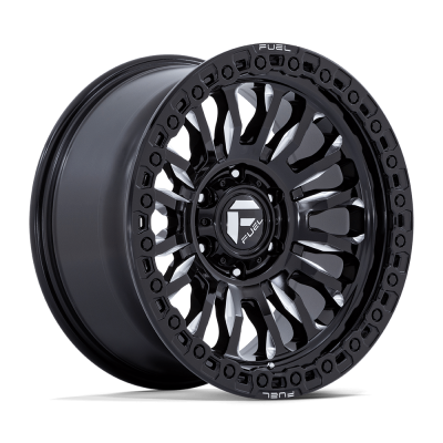 Fuel 1PC - Fuel Off Road FC857 RINCON 17x9 5x5.0 -12mm Gloss Black/Milled FC857BE17905012N