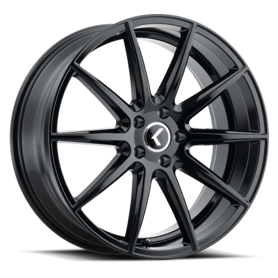 Kraze Wheels - Kraze Wheels KR192 Phase 22x9.5 6x5.5/135 30mm Black/Machined KR192-22937BM30